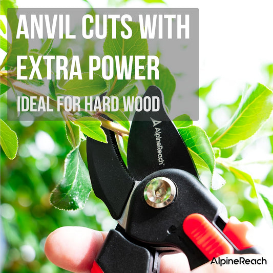 AlpineReach Adjustable Anvil Pruning Shears - AlpineReach