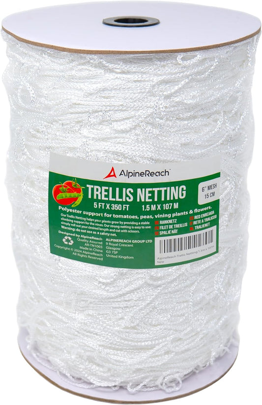 AlpineReach 5 ft x 350 ft Trellis Netting - AlpineReach