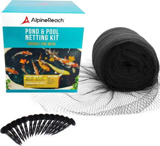 AlpineReach 40 x 40 Feet Koi Pond Netting Kit - AlpineReach